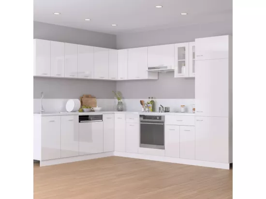 Meuble bas de cuisine Blanc brillant 30x46x81,5
