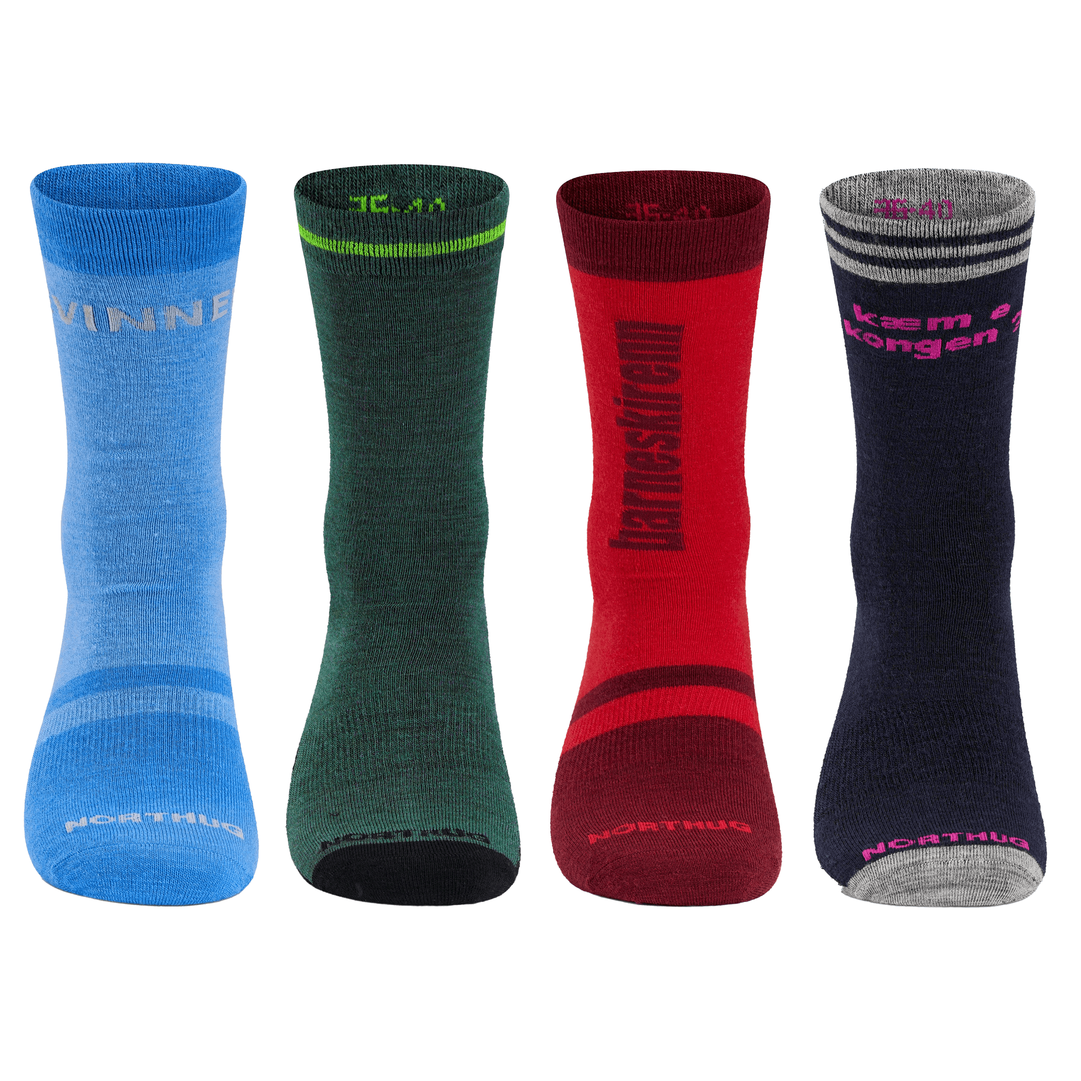 Northug Mosvikekspressen jr 4pk sock - Sokker