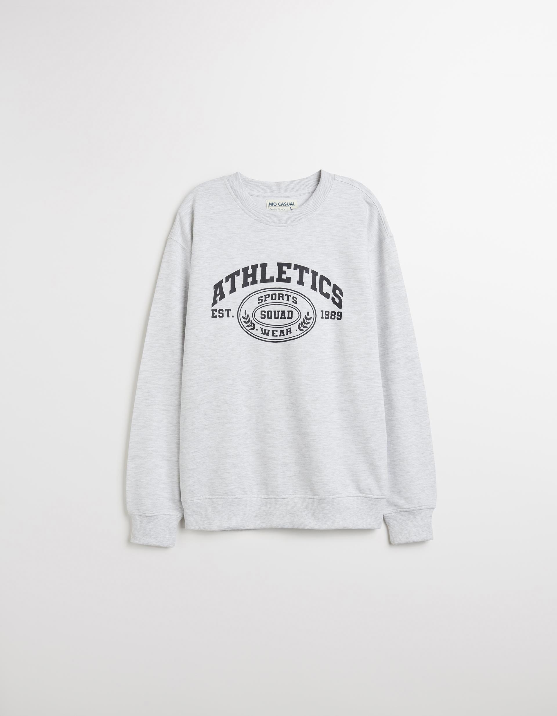 Sweatshirt de Felpa, Homem, Cinzento Claro