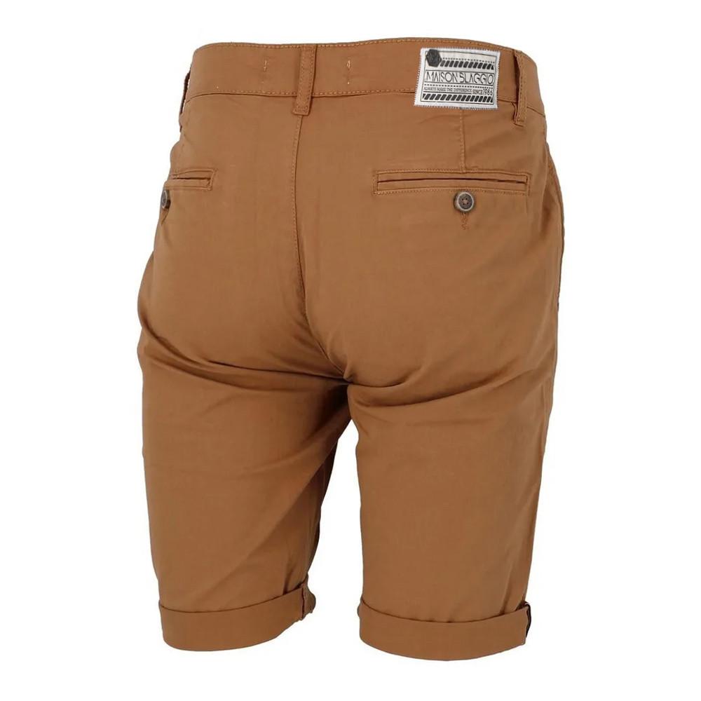 La Maison Blaggio Short Chino Marron Homme La Maison Blaggio Matt