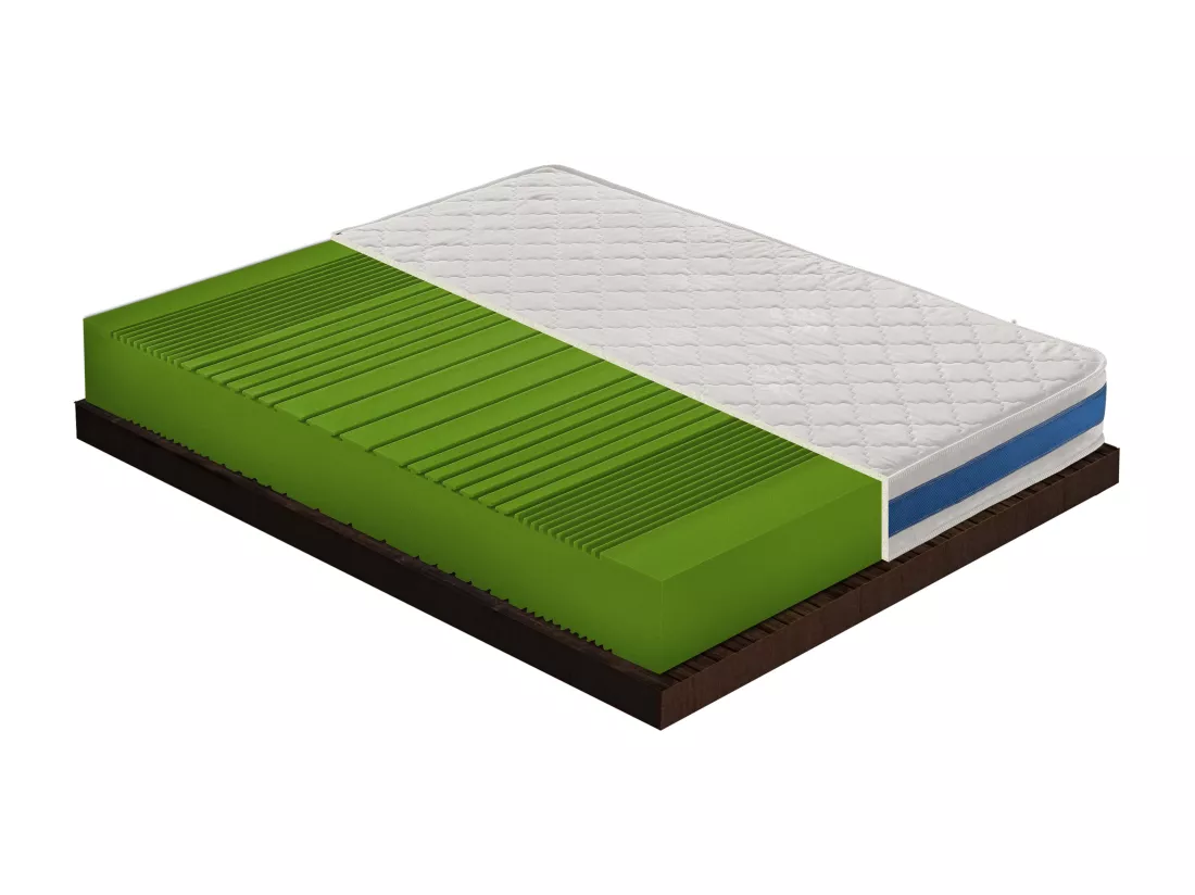 Matelas en mousse - réversible - 11 zones de confort – niveau de rigidité H3 100x190 cm