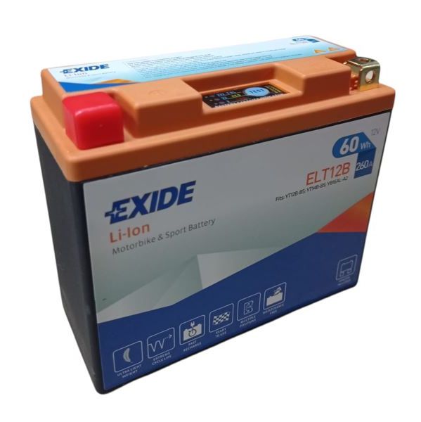 Exide Bateria Moto Ion-litio 260a  i. Elt12b