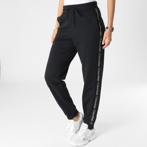 Pantalon Jogging A Bandes Femme GWF2P601 Noir