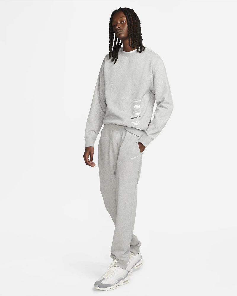 Sweat-shirt Nike Sportswear Club Fleece Gris pour homme