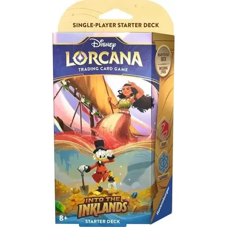 Ravensburger Disney Lorcana: Die Tintenlande - Starter Deck Rubin und Saphir (Englisch)