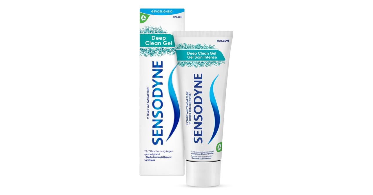 Sensodyne Deep Clean Gel Tandpasta voor Gevoelige Tanden 75 ML