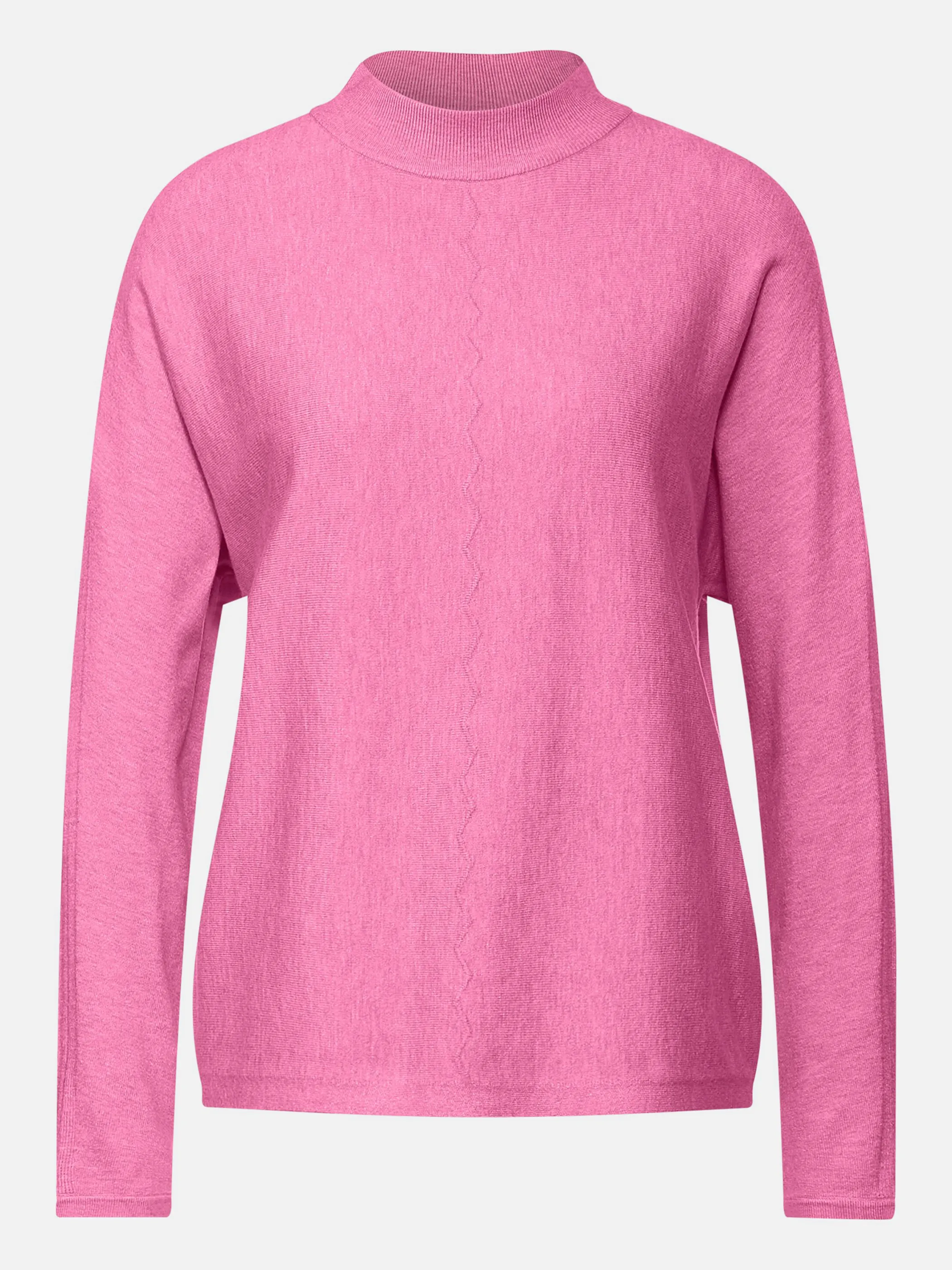 Damen Feinstrick-Pullover mit Stehkragen