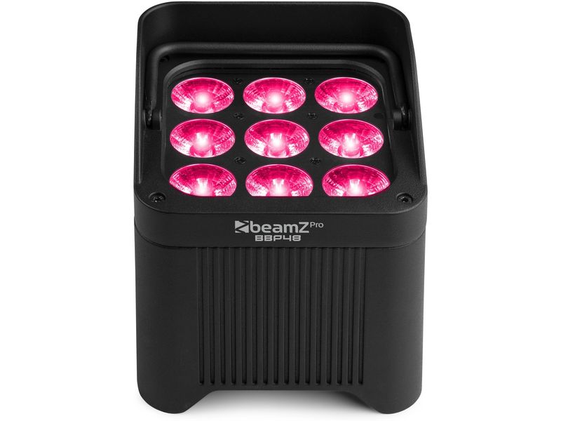 BeamZ Pro Bodenstrahler BBP48 Kompakter akkubetriebener Scheinwerfer mit 12 W LEDs