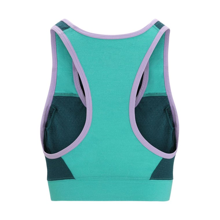 Icebreaker ZoneKnit Sports Bra Women Fresh/Green Glory