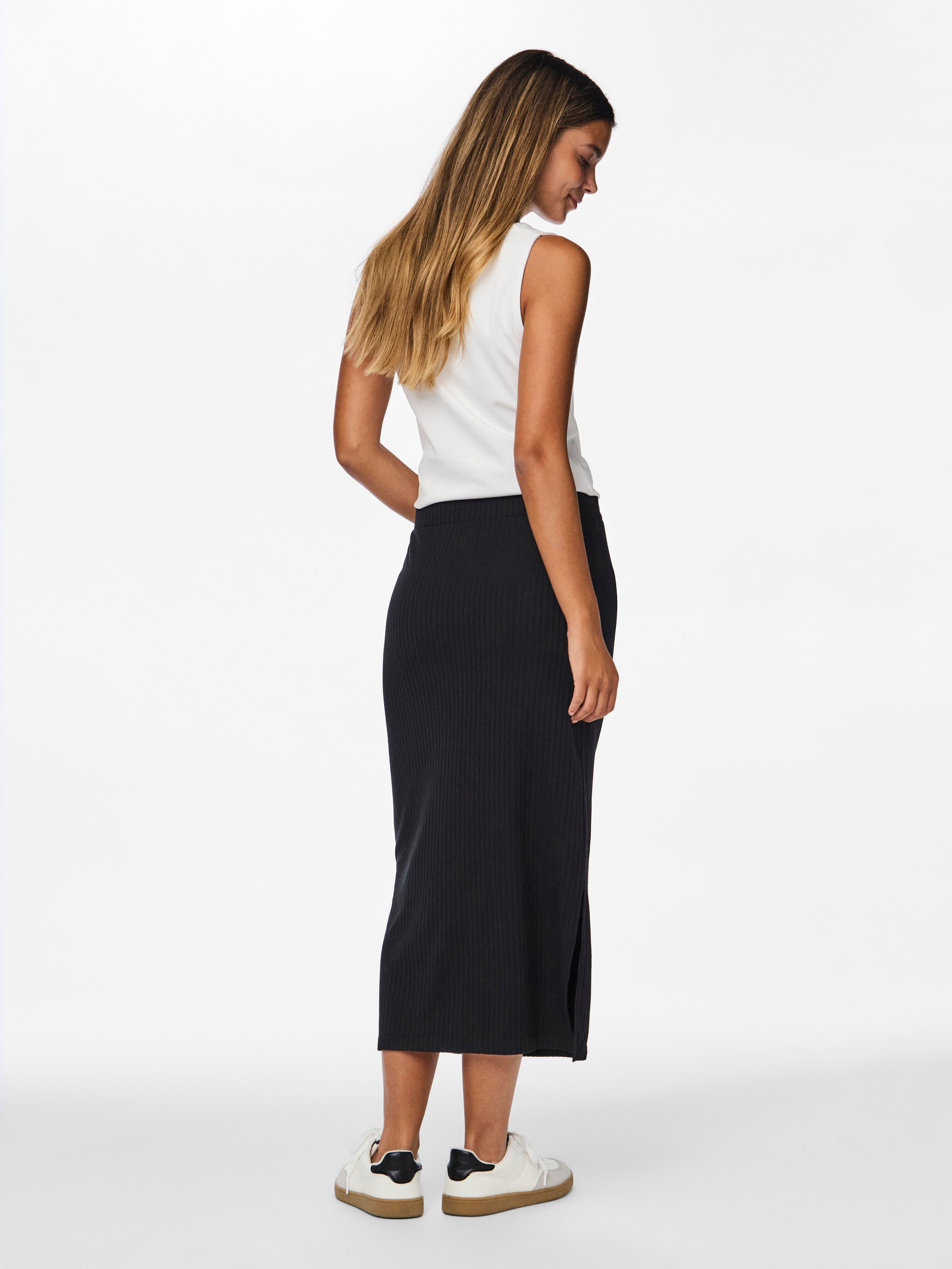 pieces Midirock »PCKYLIE MW MIDI SKIRT NOOS«