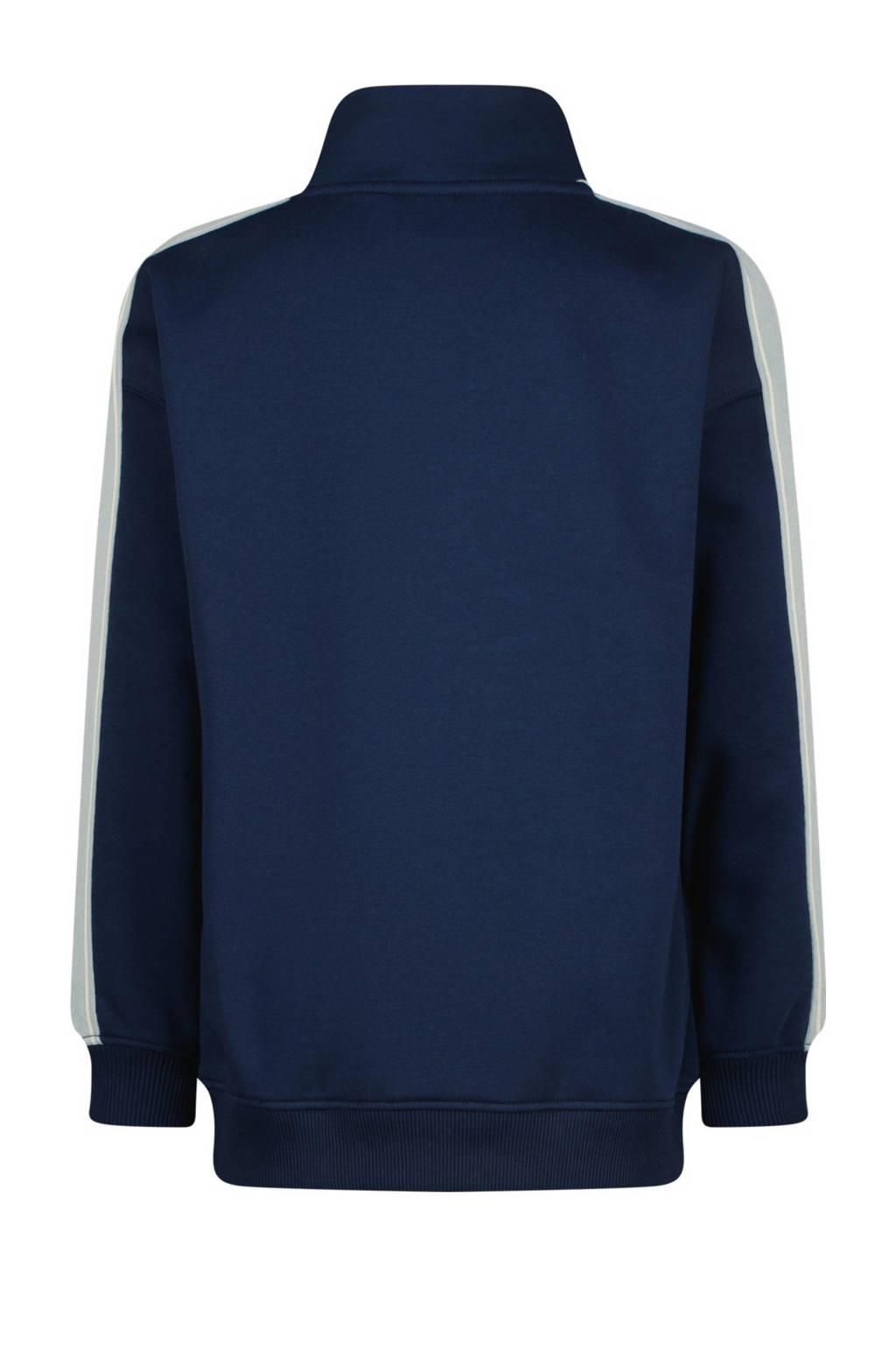 Vingino sweater Naino donkerblauw/lichtblauw/wit