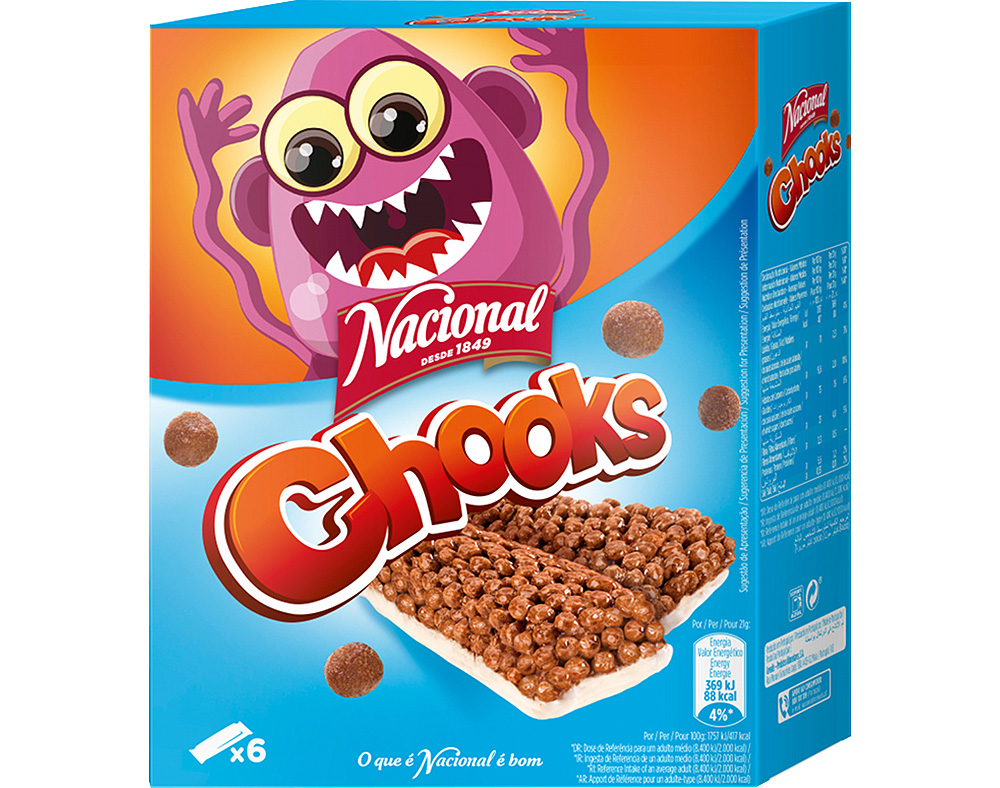 BARRAS NACIONAL CHOOK CEREAIS 126G 6UN
