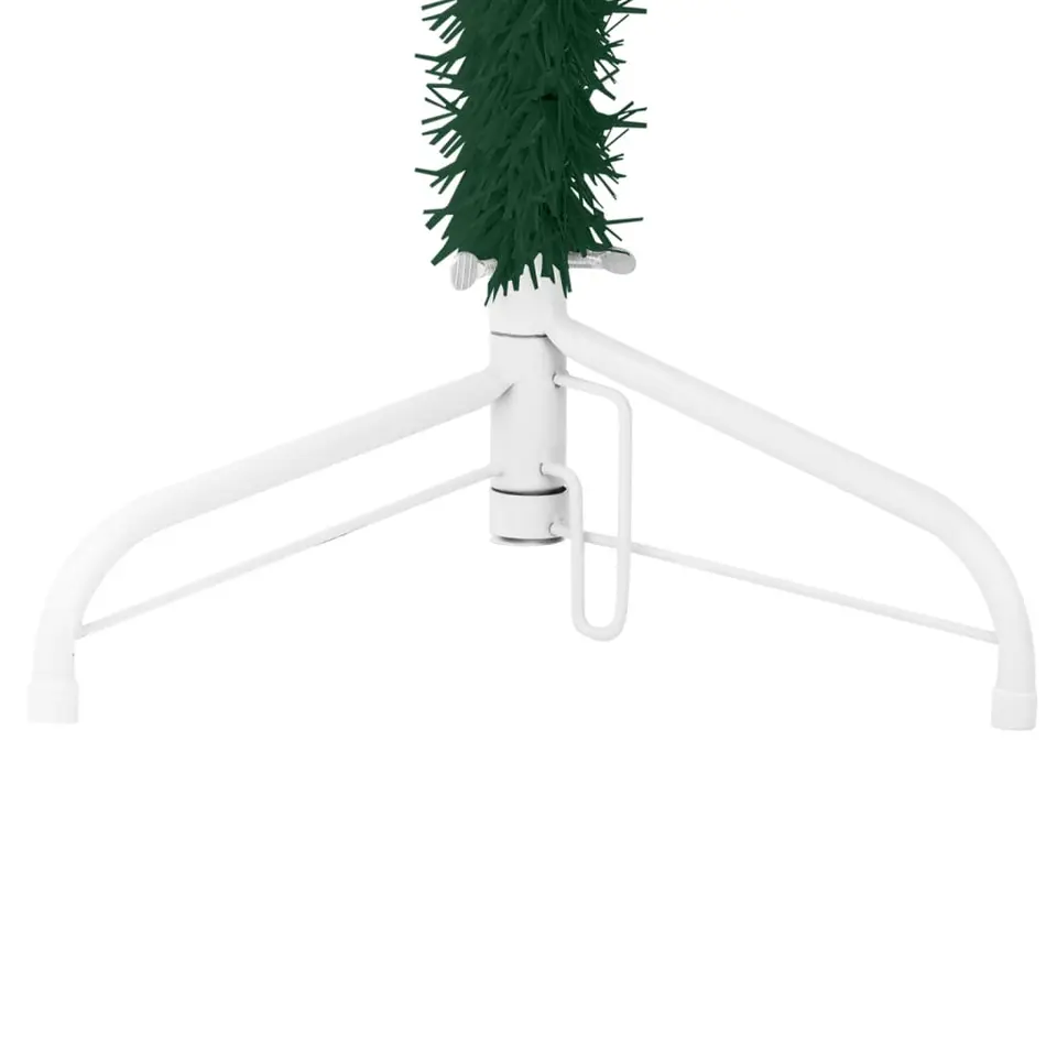 vidaXL - Halve Kunstkerstboom - Groen - 210 cm