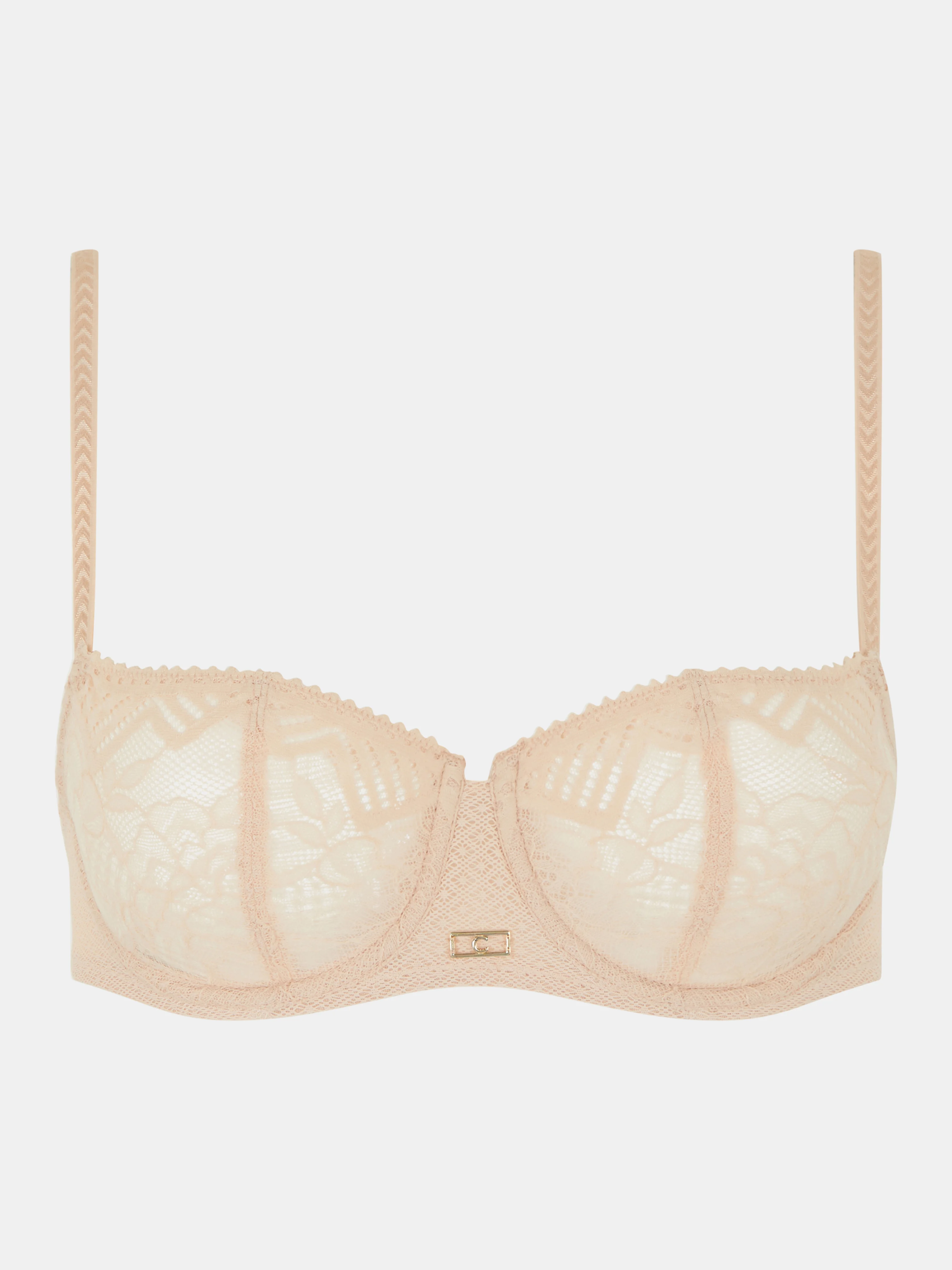 ORIGINS - Soutien-gorge corbeille en dentelle | Beige