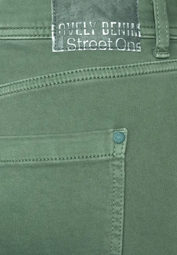 Grüne Cargo Casual Fit Jeans - novel green overdyed