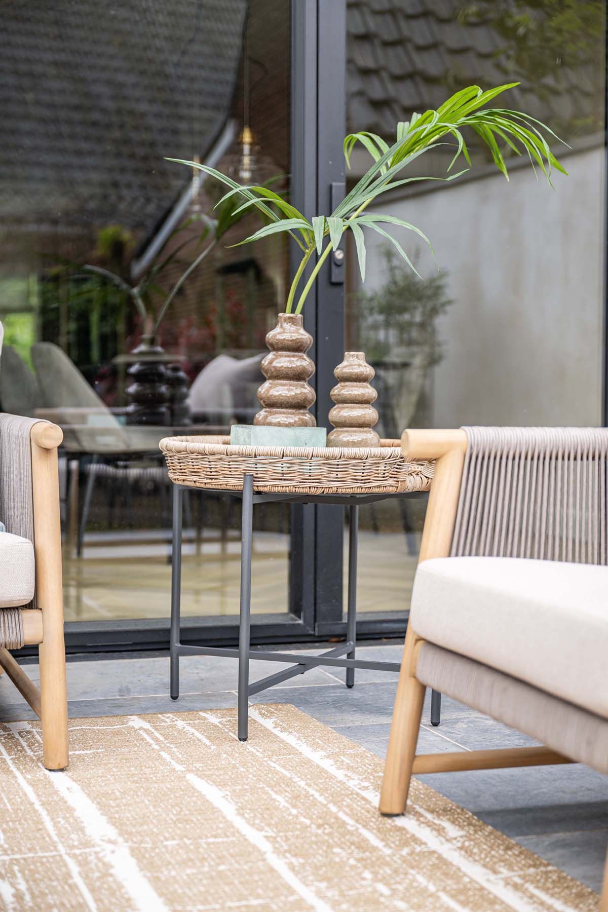 Garden Impressions Benidorm Ø70xH40 cm  bijzettafel - black