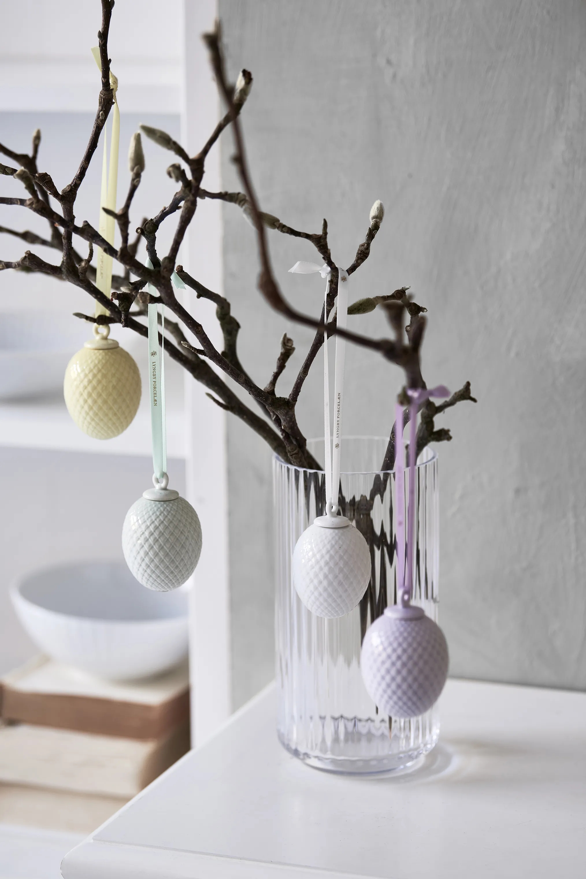 Lyngby Porcelæn Rhombe Påskeophæng