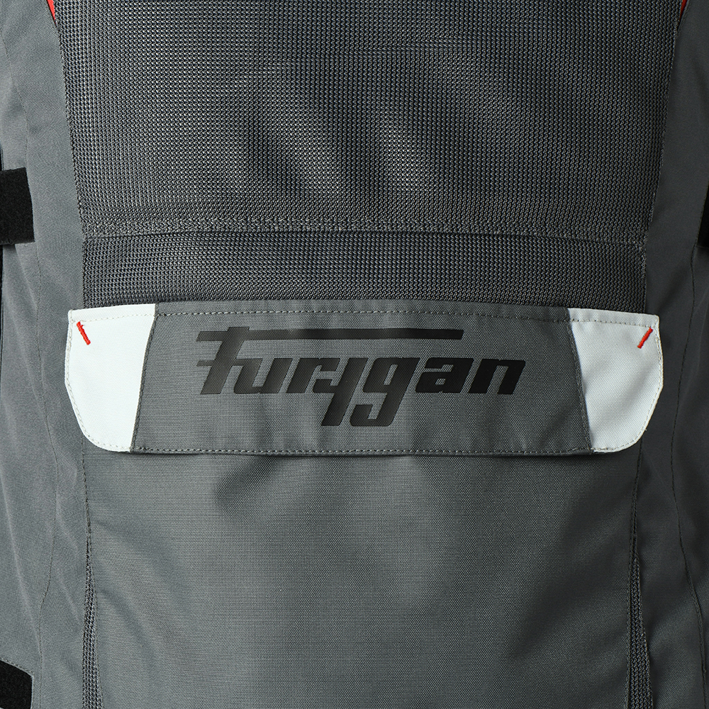 Furygan - Veste Apalaches Vented 2 en 1 Noir / Gris / Rouge