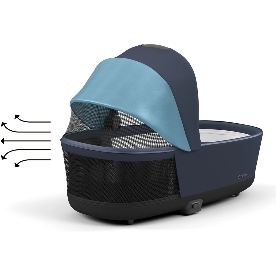 cybex PLATINUM Kinderwagenaufsatz für New Priam und e-Priam Lux Carry Cot Nautical Blue
