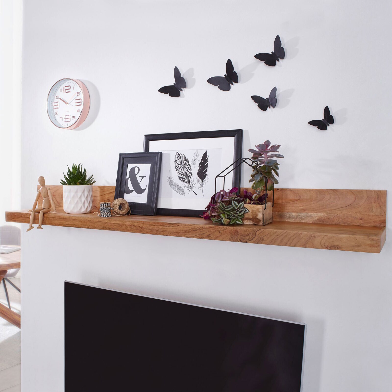 Wandboard Tarma Massivholz Akazie 60 cm