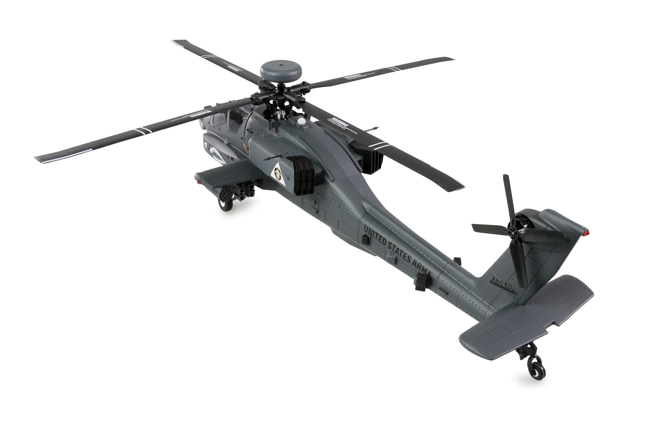 Helikopter AH-64D Apache RTF<br>Technisch ausgereifter Scale-Nachbau mit GPS und autonomen Flugfunktionen