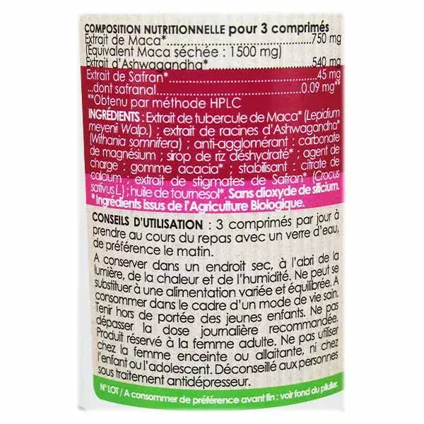Phytoceutic Maca Femme Bio 30 comprimés