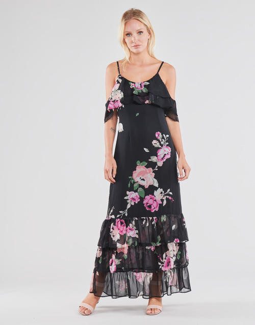 Guess - AGATHE DRESS - Noir / Multicolore