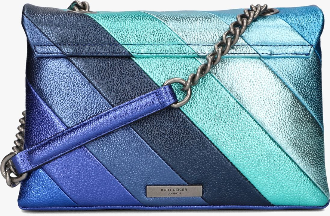 KURT GEIGER LONDON blauwe kurt geiger london handtas kensington leather