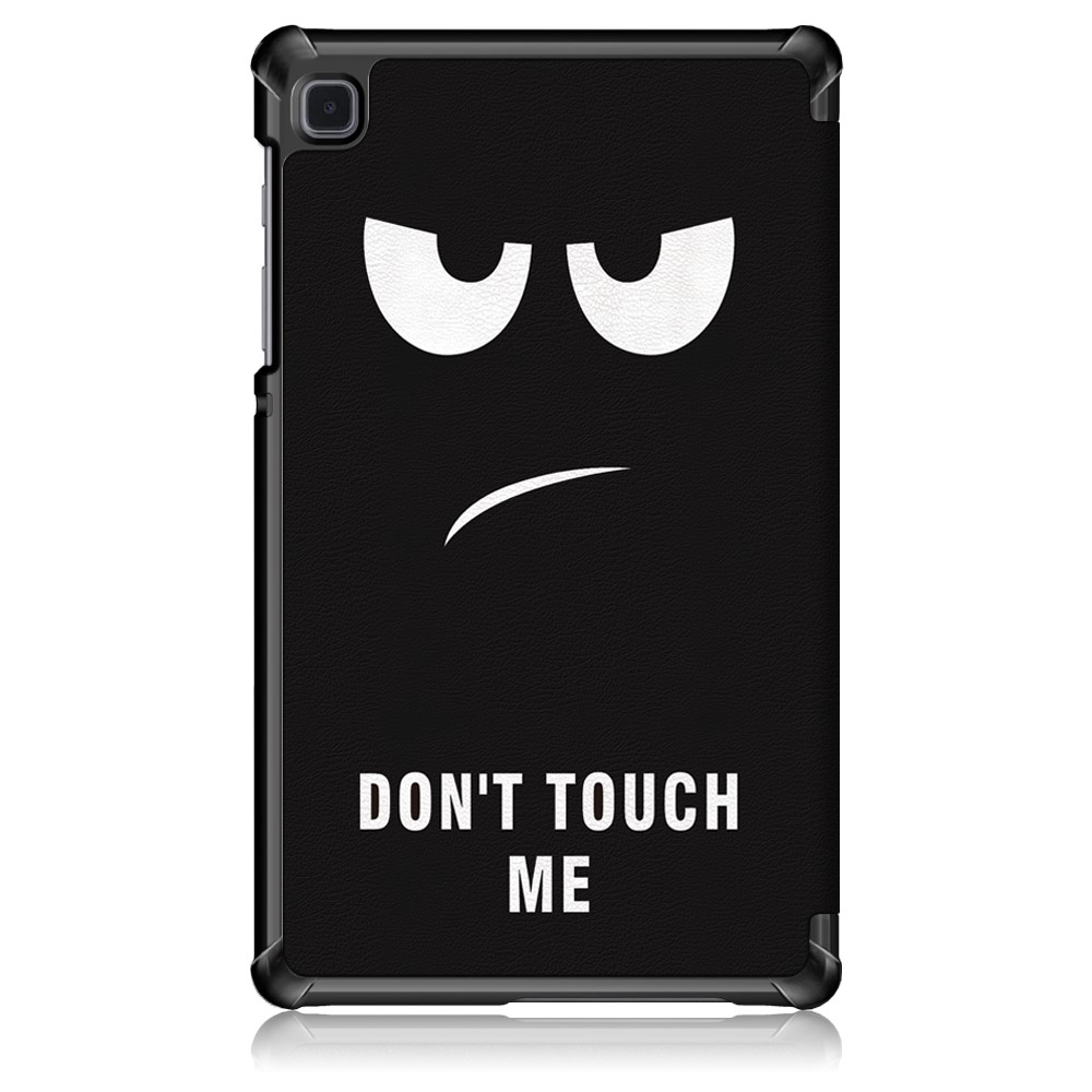 Samsung Galaxy Tab A7 Lite Leder Tasche Smart Cover Schutzhülle - Don't Touch Me