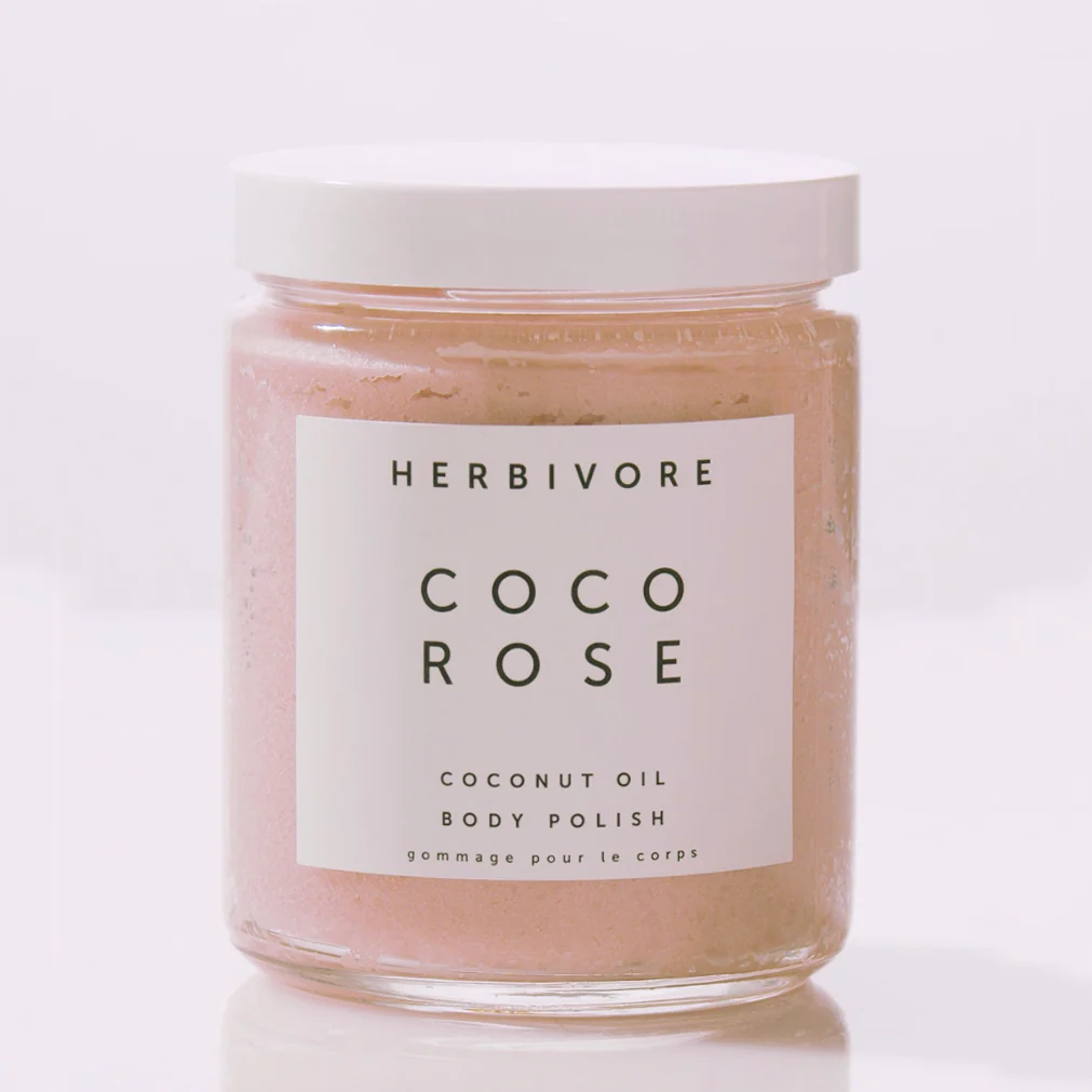 Herbivore Botanicals Coco Rose Exfoliating Body Scrub Exfoliant Corps