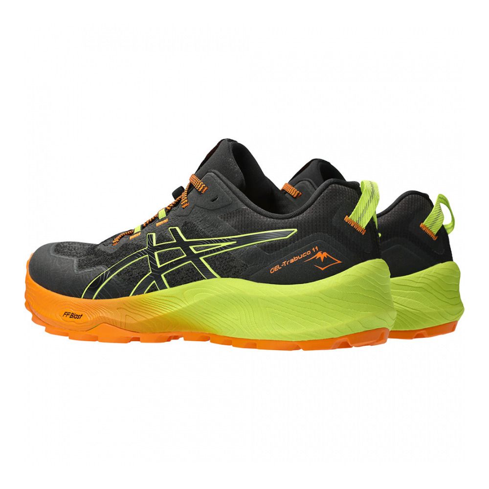 Asics GEL-TRABUCO 11 - Chaussures trail Homme black/neon lime