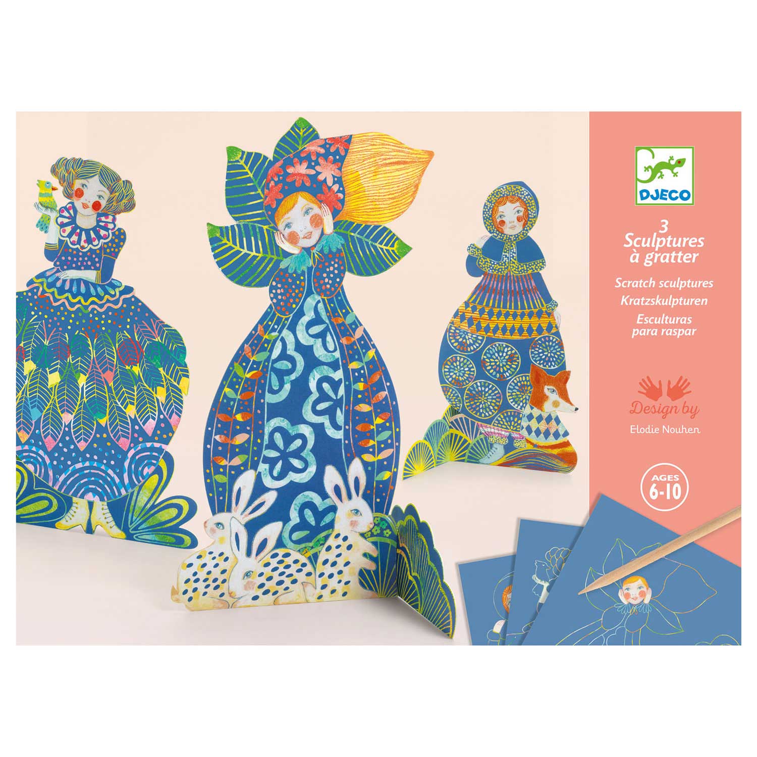 Djeco Kraskaarten Jolie Robes