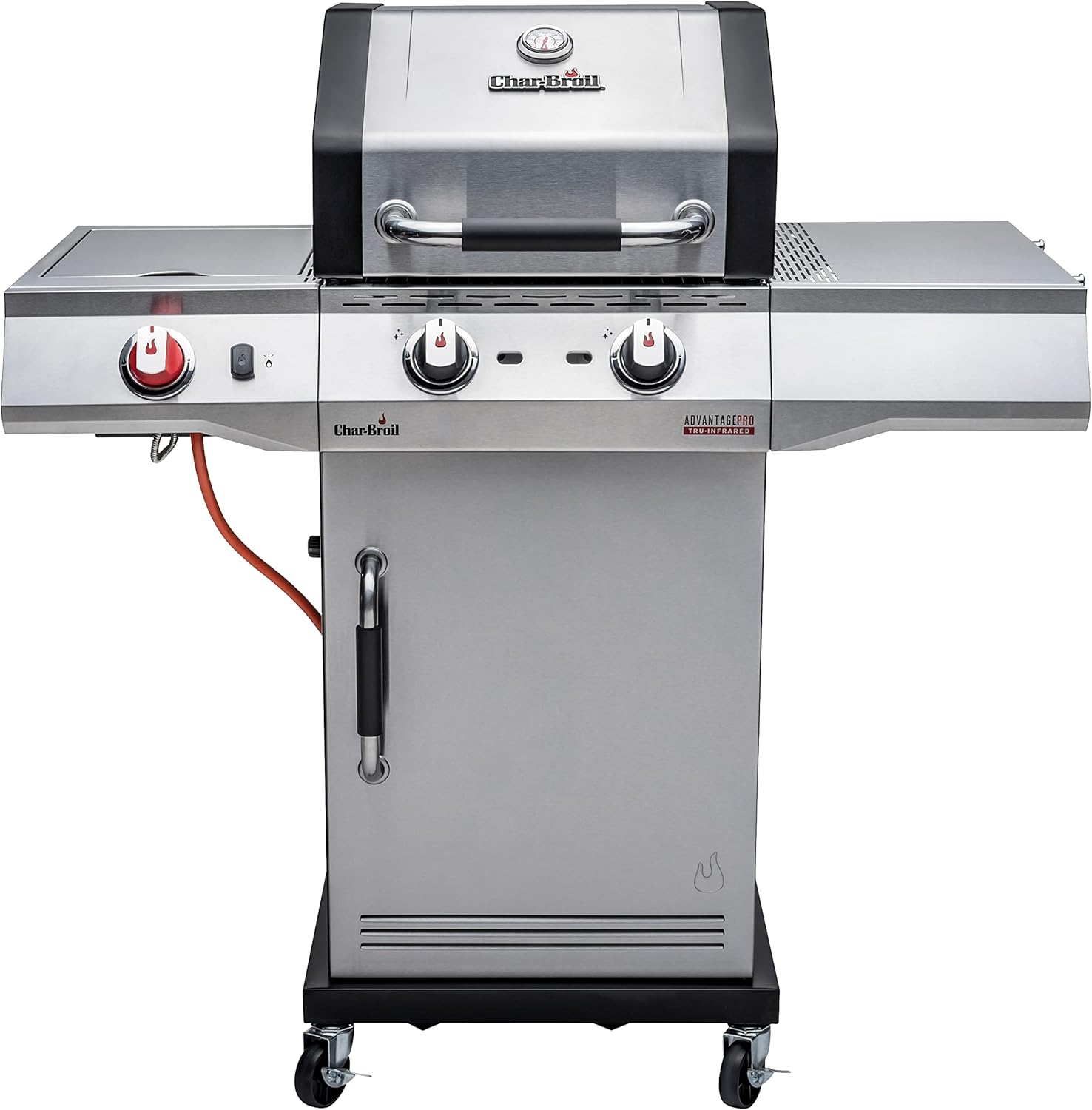 Char-Broil Gasgrill Advantage PRO S - 2 Brenner, TRU-Infrared Technology, 900°C Sear-Brenner, Gusseisen Roste - Ideal für draußen, Garten, Terrasse