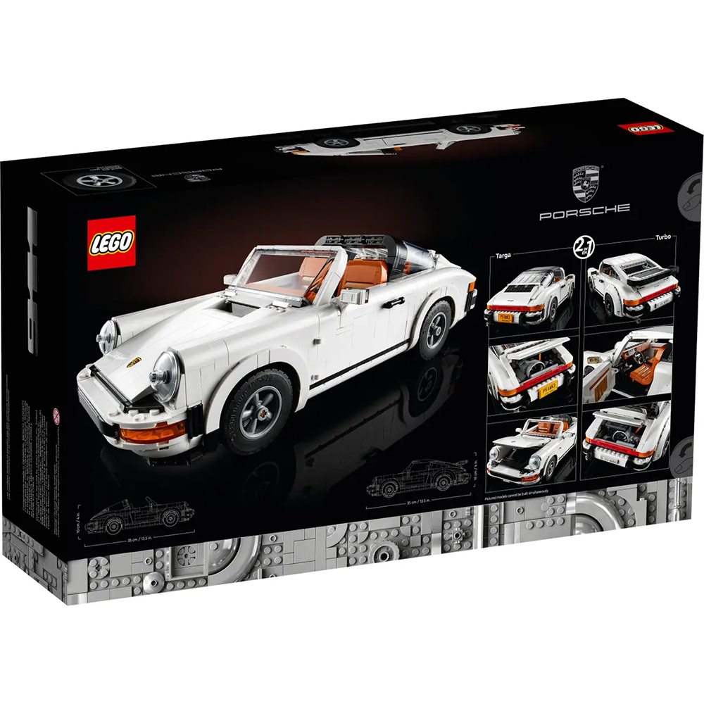 (1458-tlg. Set) Icons Klemmbausteine Race Car Auto Spielzeug Fahrzeug Modell Bausatz (10295) Lizenziert - Porsche 911