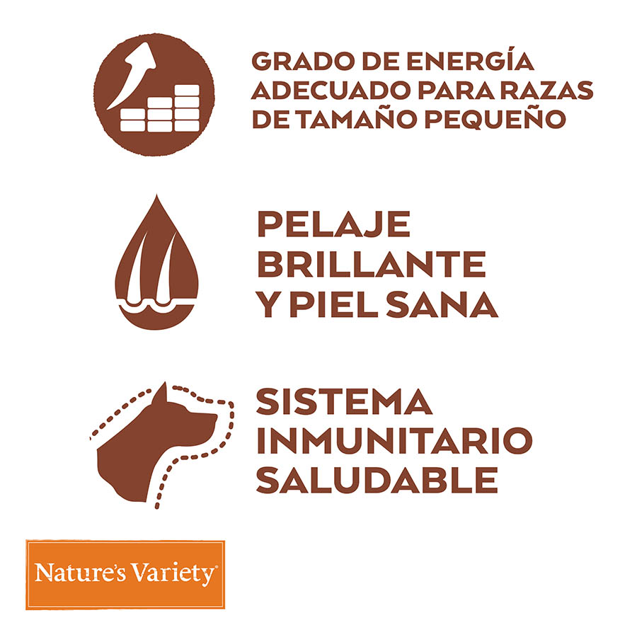 Ração Nature's Variety Original para Cães Adultos Mini com Frango