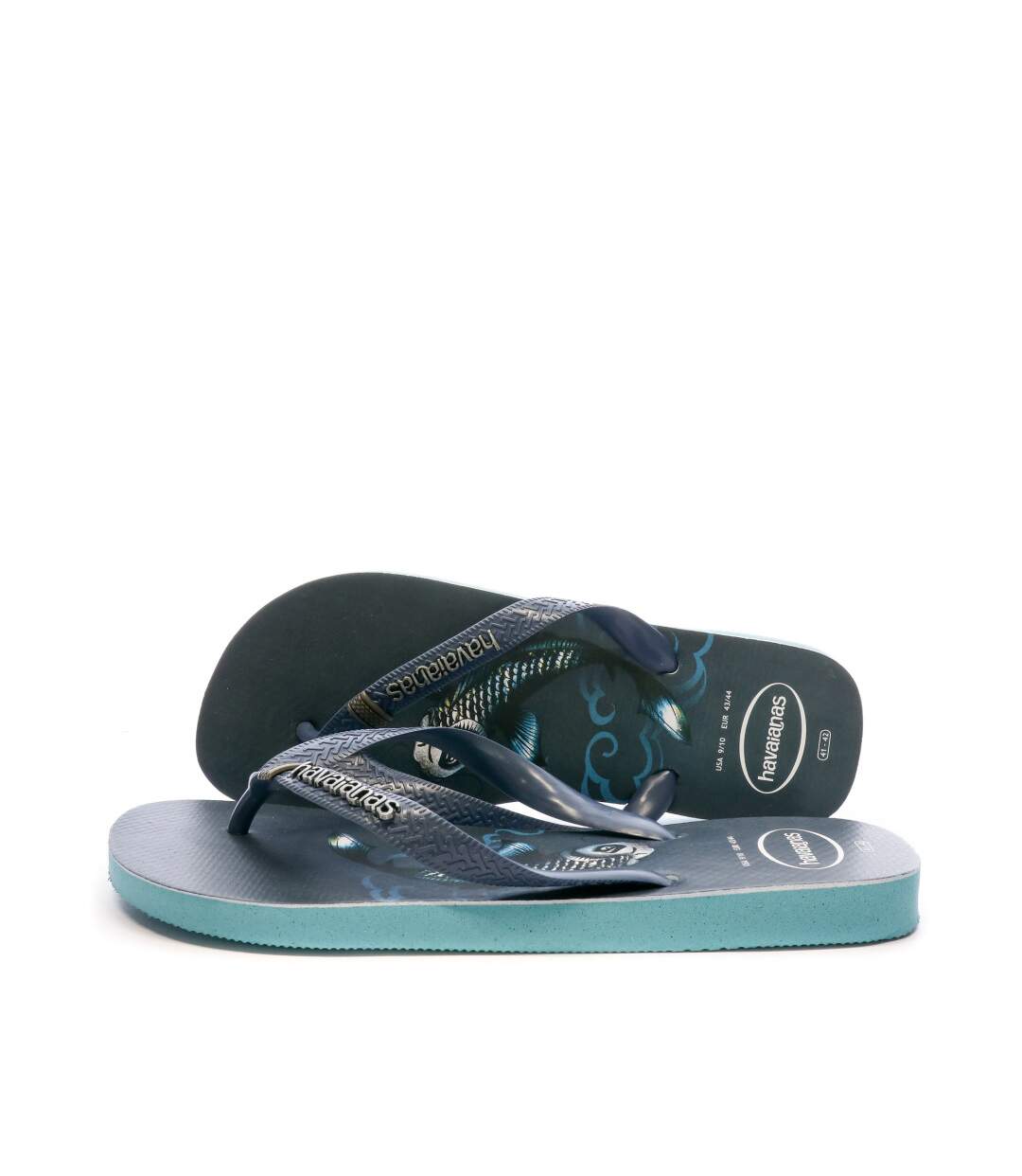 Tongs Bleu/Marine Homme Havaianas Top Tribo