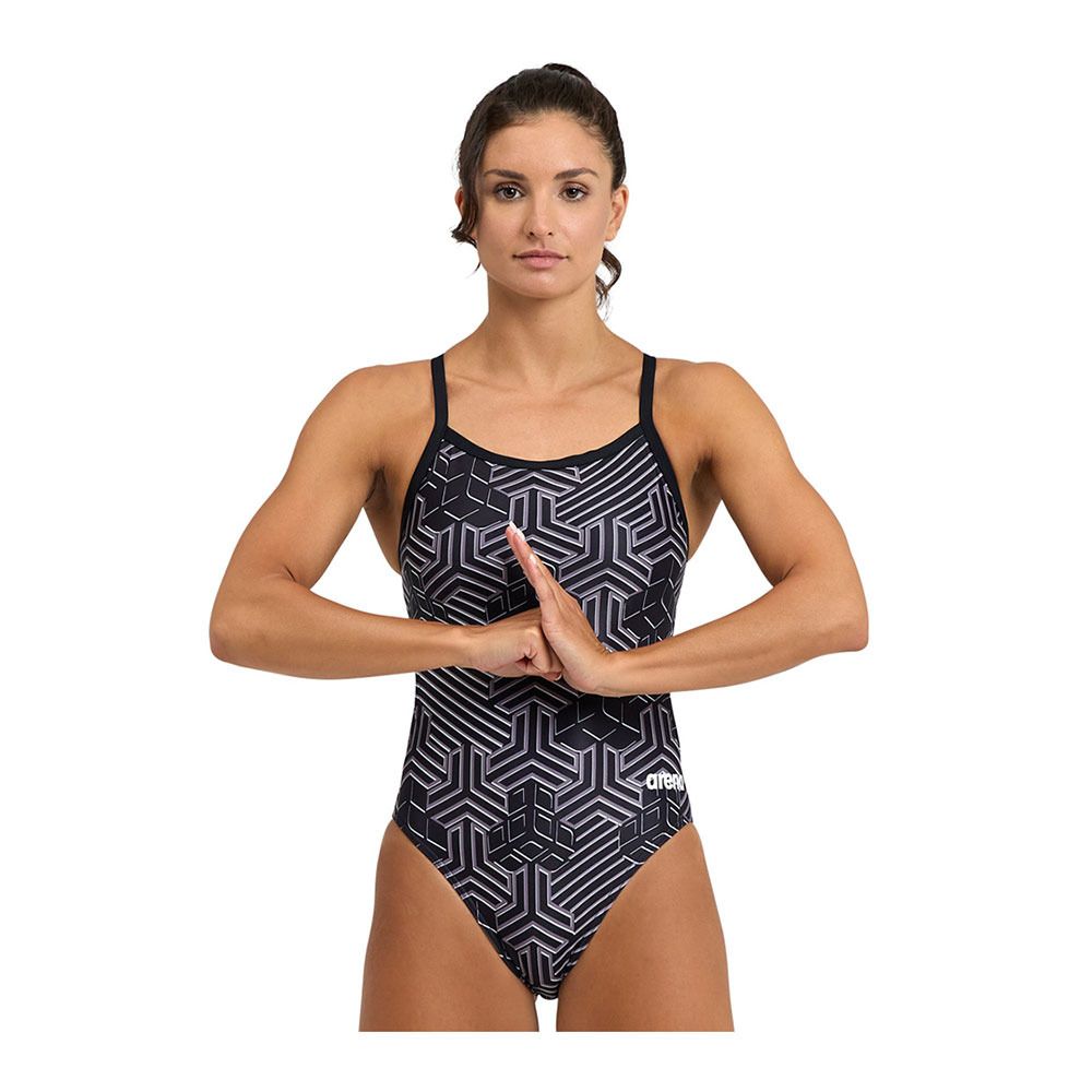 Arena KIKKO PRO CHALLENGE - Maillot de bain 1 pièce Femme black/black multi