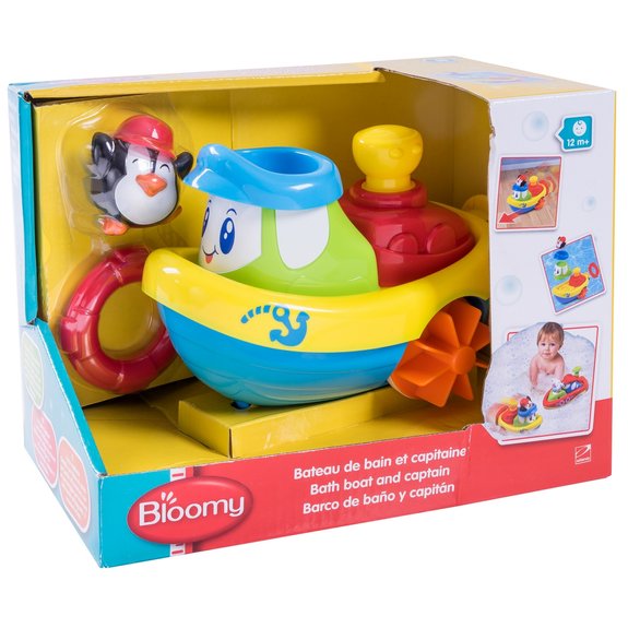 Bateau de bain et capitaine