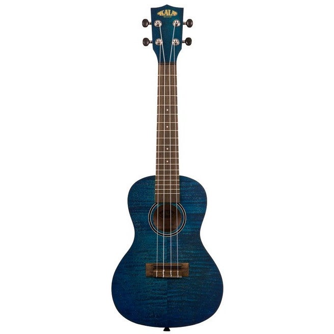 Kala Exotic Mahogany Blue concert ukelele met gigbag