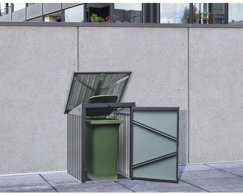 Afvalbak box I 104 x 101 x 113 cm antraciet