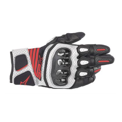 Gants Alpinestars SPX AIR CARBON V2 - Blanc / Rouge