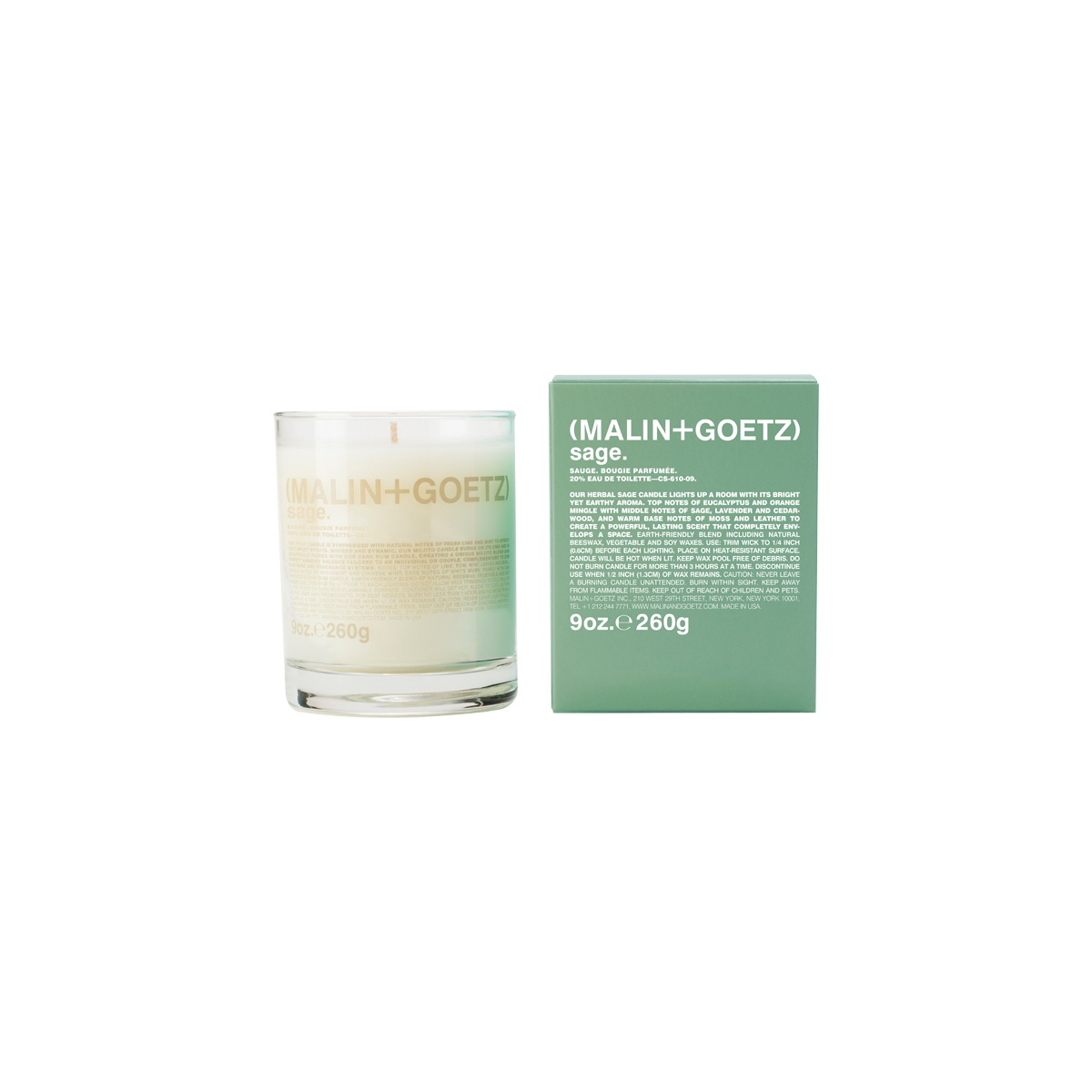 Sage Scented Candle 255gr