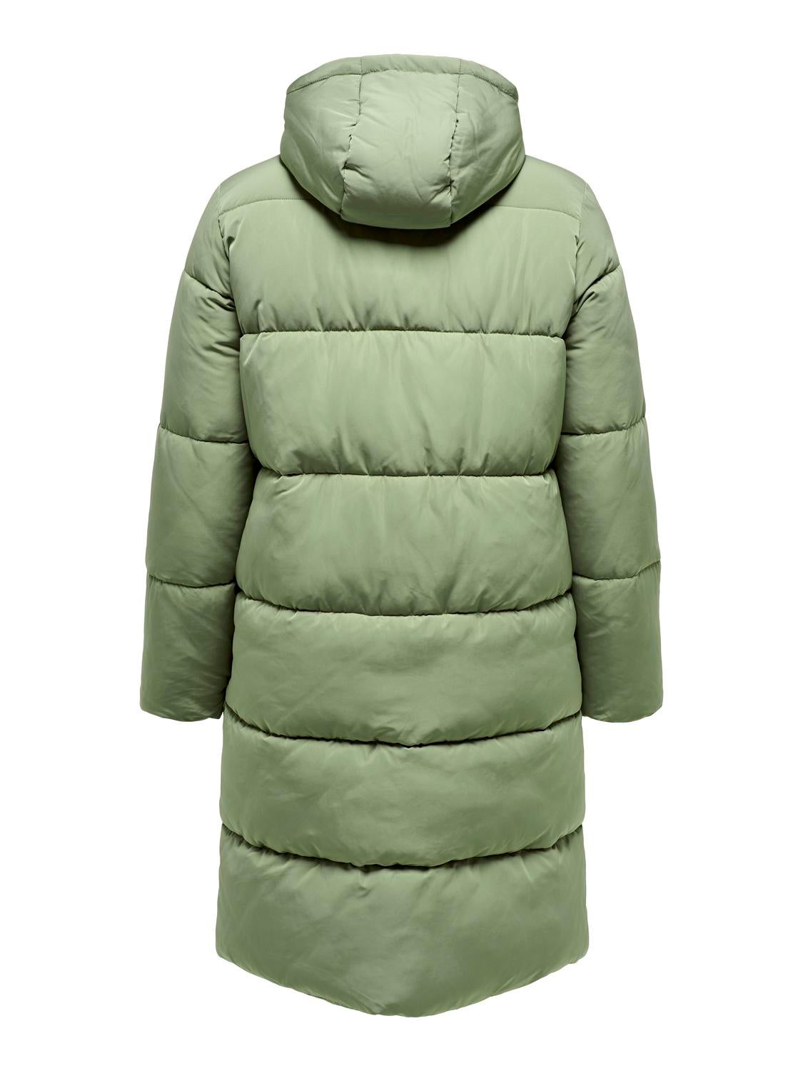 CARABBIE Steppmantel Oil Green
