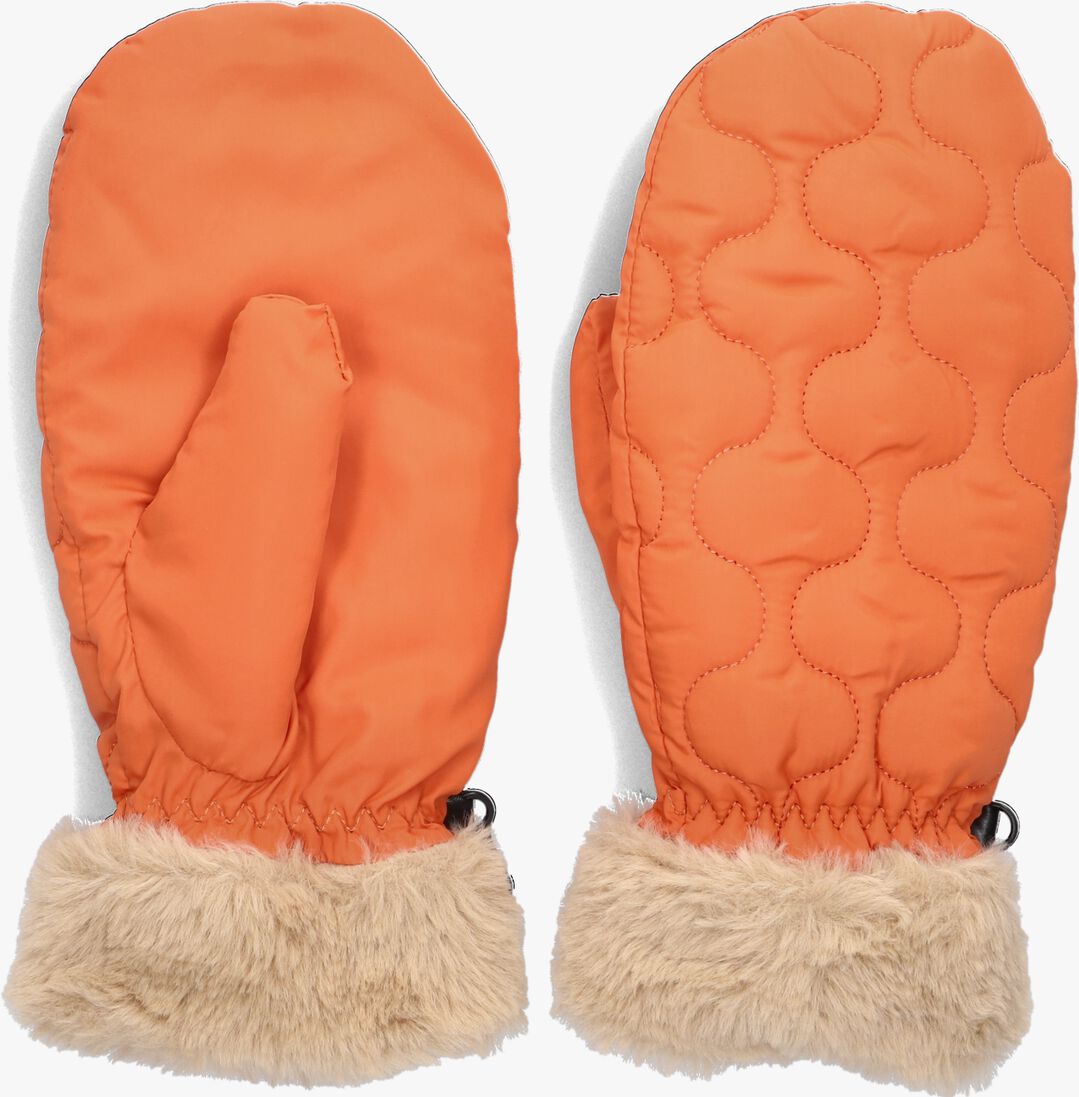 BECKSONDERGAARD oranje becksondergaard handschoenen makara puff mittens