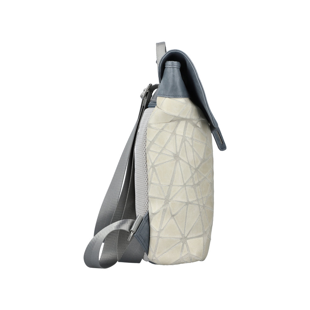 Rieker Rucksack grau weiss/weiss kombi
