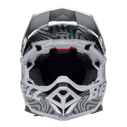 Casque cross Bell MOTO-10 SPHERICAL CORTEX 2025 - Gris / Rouge