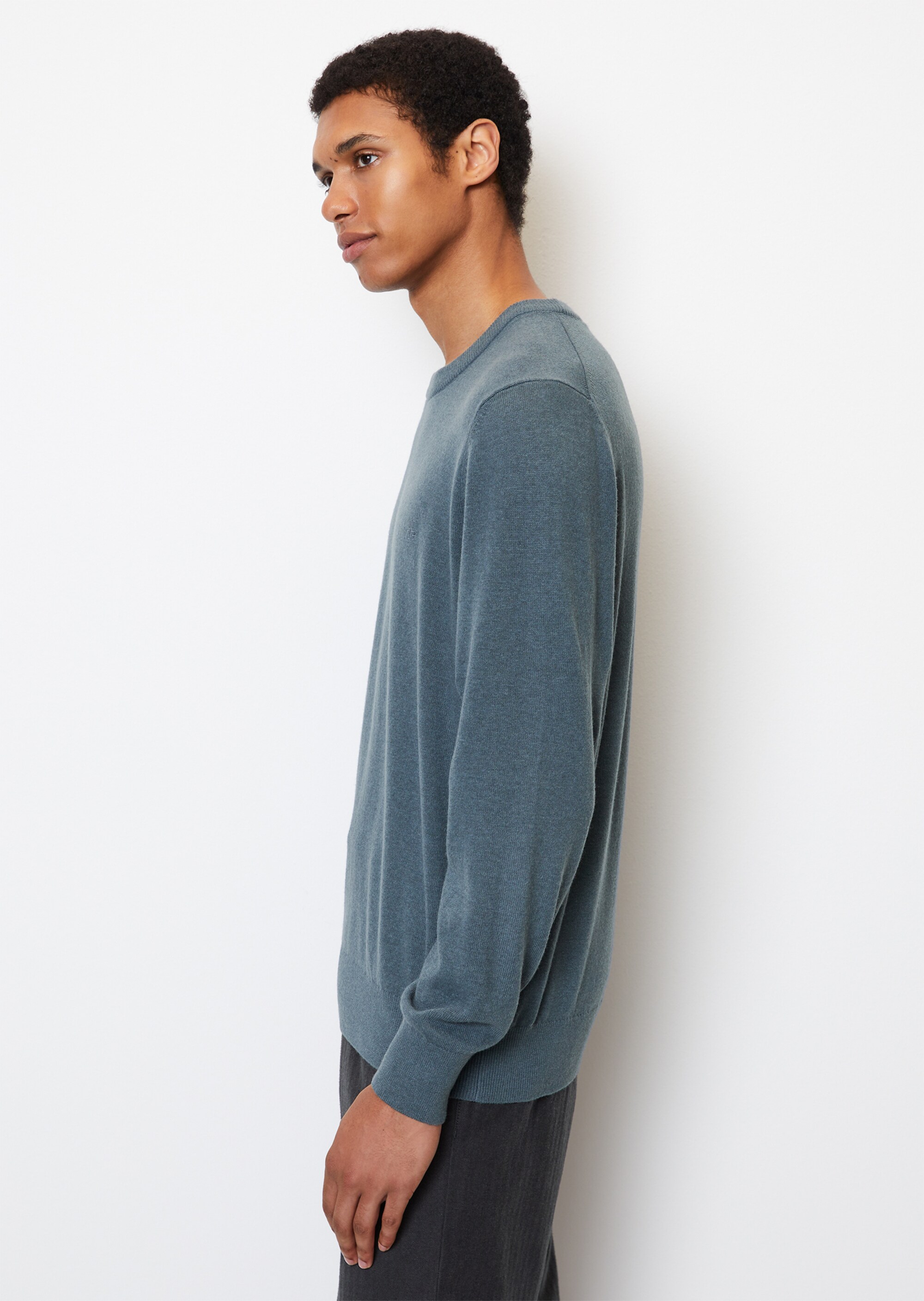 Pullover regular aus softem Bauwolle-Schurwolle-Mix