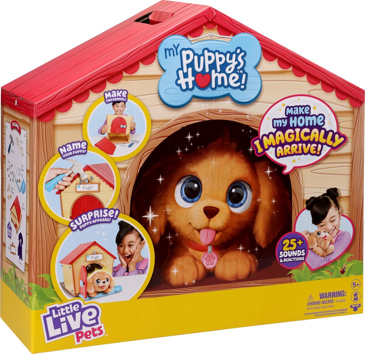 Little Live Pets - My Puppys Home - Interaktiv Hundehvalp Legetøj