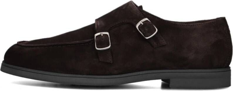 GREVE Nette Schoenen Heren Tufo 1448 Maat: 45 Materiaal: Suède Kleur: Bruin