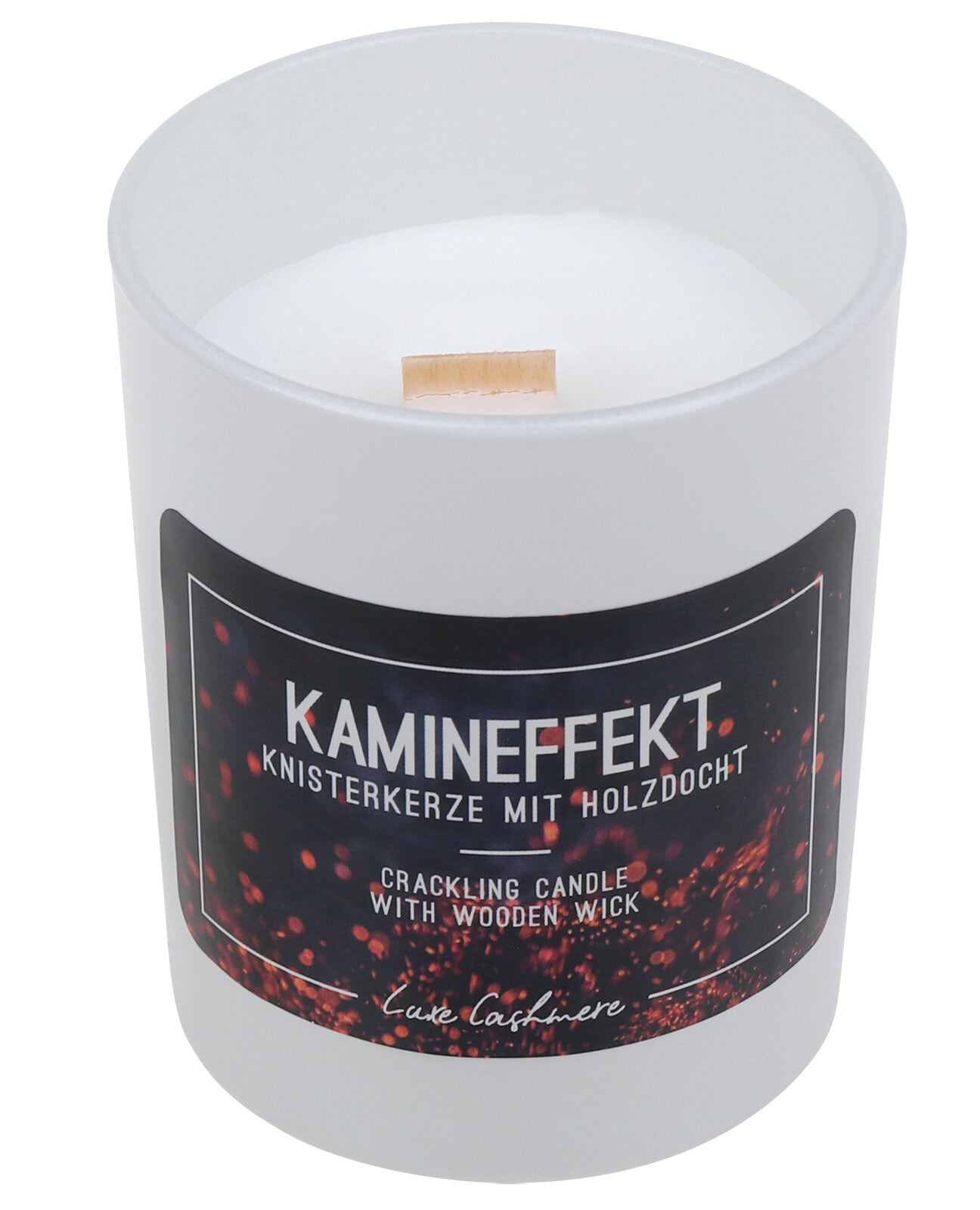 Duftkerze KAMINEFFEKT luxe cashmere